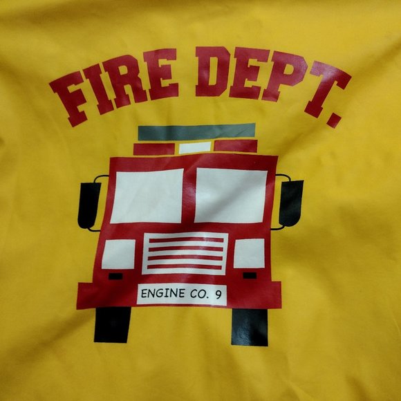 Carters Fire Department Rain Coat size small 4 - Picture 4 of 5